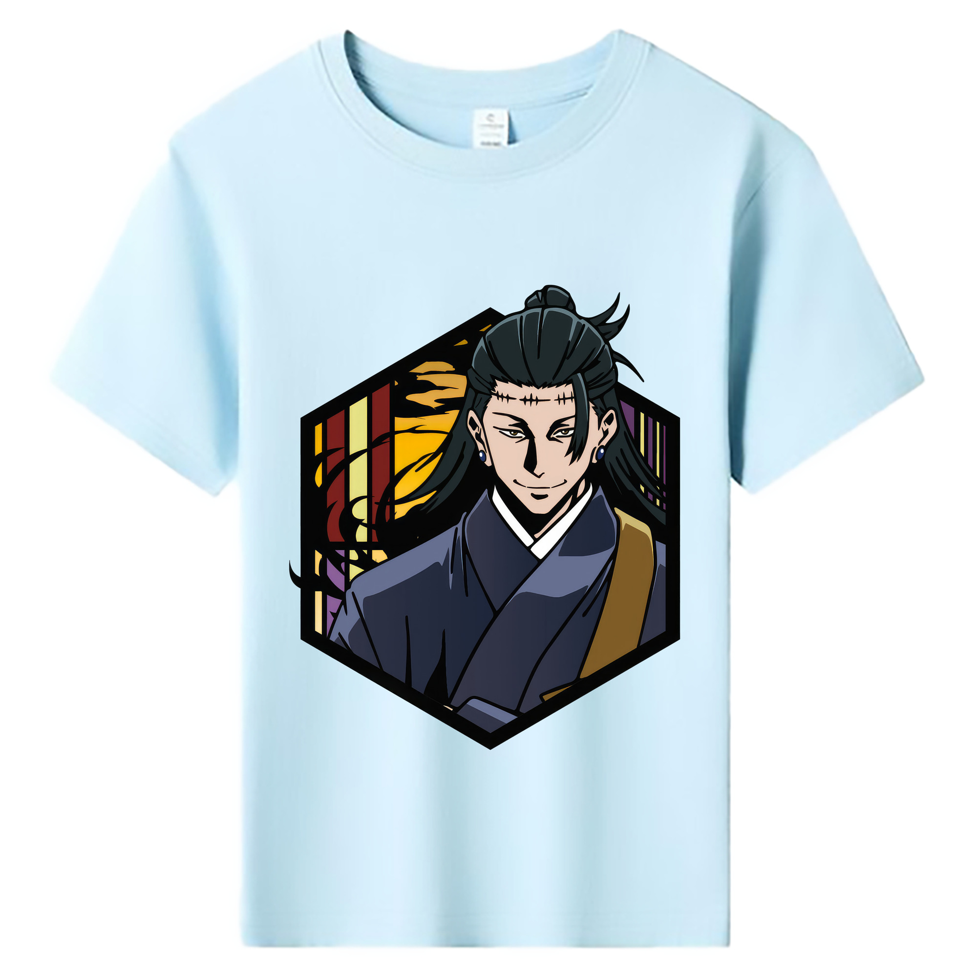 （画像用） 呪術廻戦 Jujutsu Kaisen 綿100％キッズTシャツ（フロントプリント）